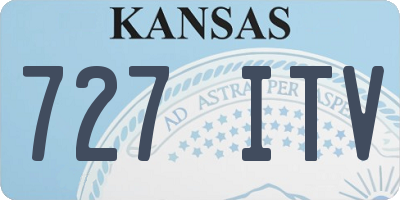 KS license plate 727ITV