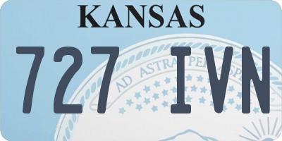 KS license plate 727IVN