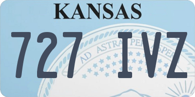 KS license plate 727IVZ