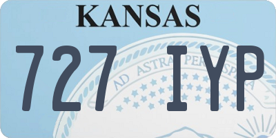 KS license plate 727IYP
