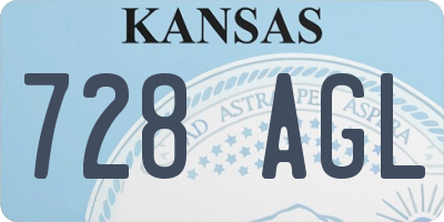 KS license plate 728AGL