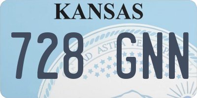 KS license plate 728GNN