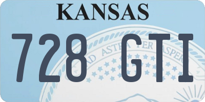 KS license plate 728GTI
