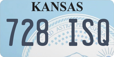 KS license plate 728ISQ