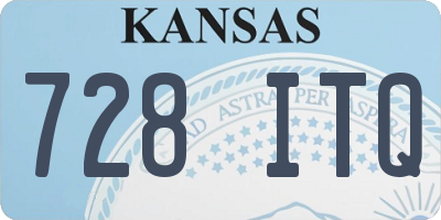 KS license plate 728ITQ