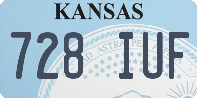 KS license plate 728IUF