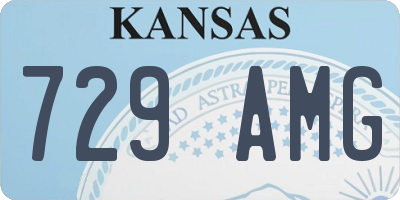 KS license plate 729AMG