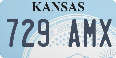 KS license plate 729AMX