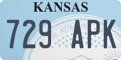 KS license plate 729APK