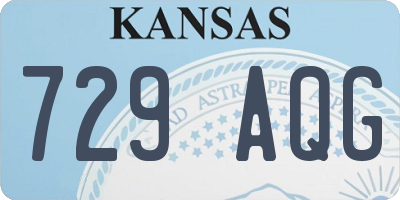 KS license plate 729AQG