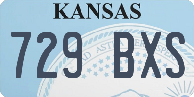KS license plate 729BXS