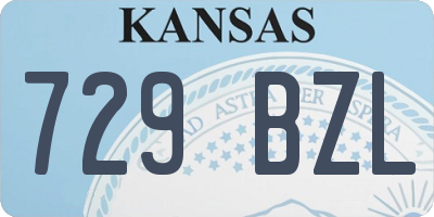 KS license plate 729BZL