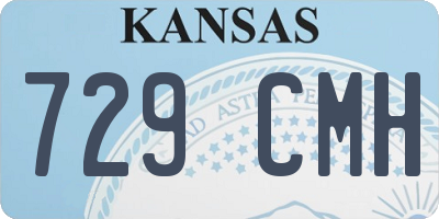 KS license plate 729CMH