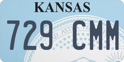 KS license plate 729CMM