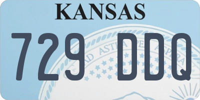 KS license plate 729DDQ