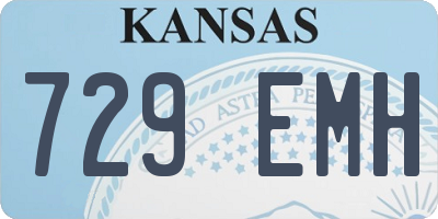KS license plate 729EMH