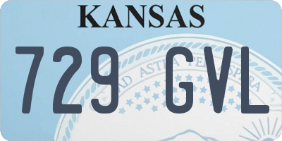 KS license plate 729GVL