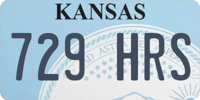 KS license plate 729HRS