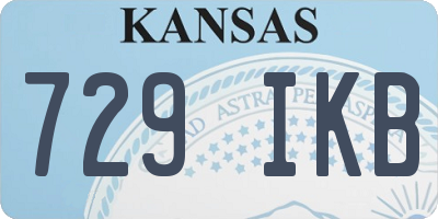 KS license plate 729IKB