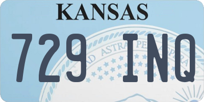 KS license plate 729INQ