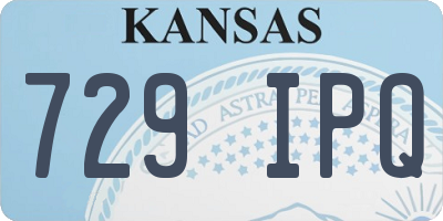 KS license plate 729IPQ