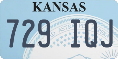 KS license plate 729IQJ