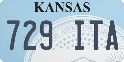 KS license plate 729ITA
