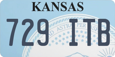 KS license plate 729ITB