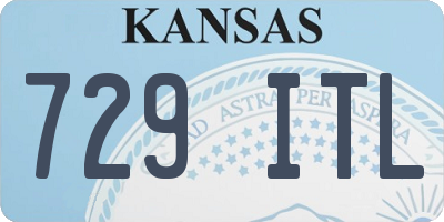 KS license plate 729ITL