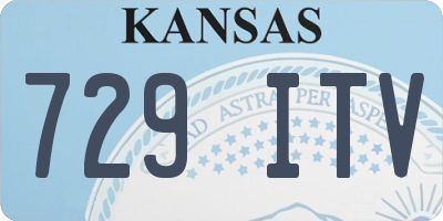 KS license plate 729ITV