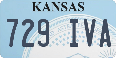 KS license plate 729IVA