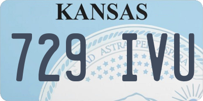 KS license plate 729IVU