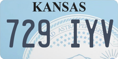 KS license plate 729IYV