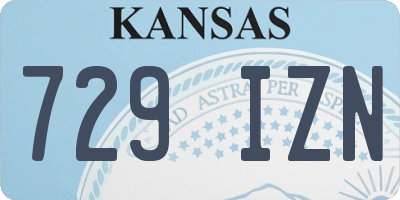 KS license plate 729IZN