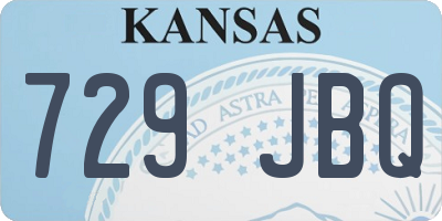 KS license plate 729JBQ