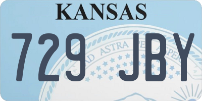 KS license plate 729JBY