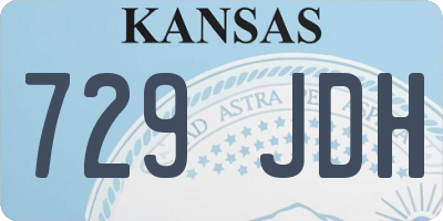 KS license plate 729JDH