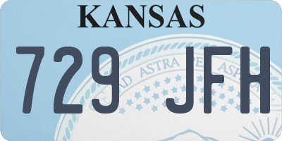 KS license plate 729JFH