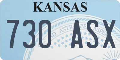 KS license plate 730ASX