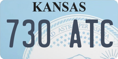 KS license plate 730ATC