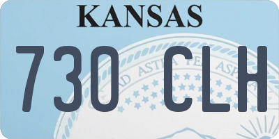 KS license plate 730CLH