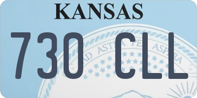 KS license plate 730CLL