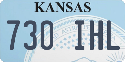 KS license plate 730IHL