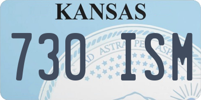 KS license plate 730ISM