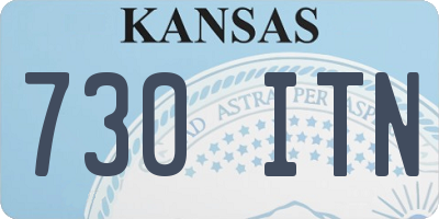 KS license plate 730ITN