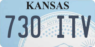 KS license plate 730ITV