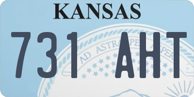 KS license plate 731AHT