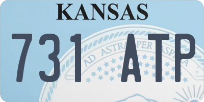 KS license plate 731ATP