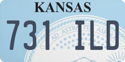 KS license plate 731ILD