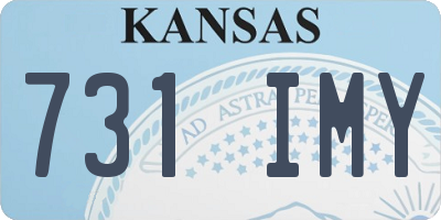 KS license plate 731IMY